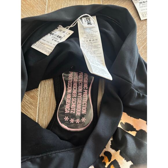 NWT Moschino bikini swimsuit size L top size XL bottom - Picture 7 of 9